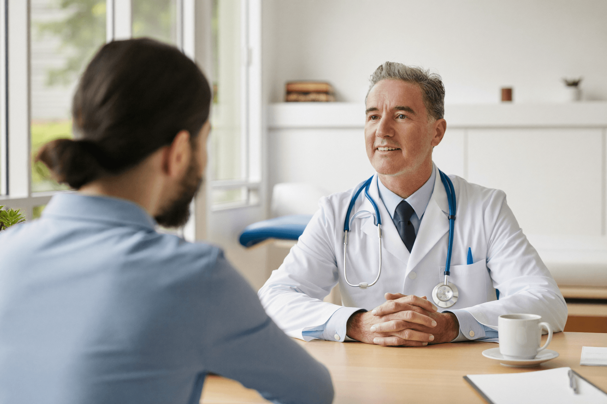 A provider in consultation